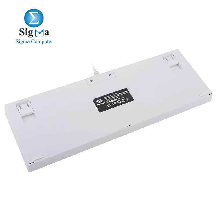 Redragon K552 KUMARA Brown Switches RGB Mechanical Gaming Keyboard WHITE