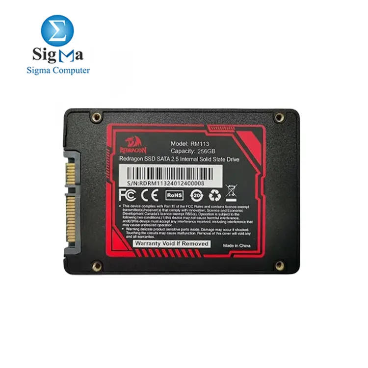 Redragon Dragon Knight RM113 256GB 2.5 SATA III SSD with up to 500MB s read  400MB s write