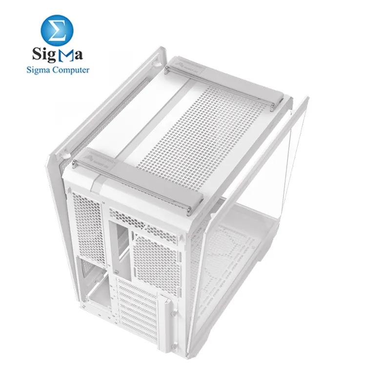 ASUS TUF Gaming GT502 Horizon White     Mid Tower case with ATX support  360mm radiator  400mm GPU clearance  tempered glass  USB-C  and full dust filters