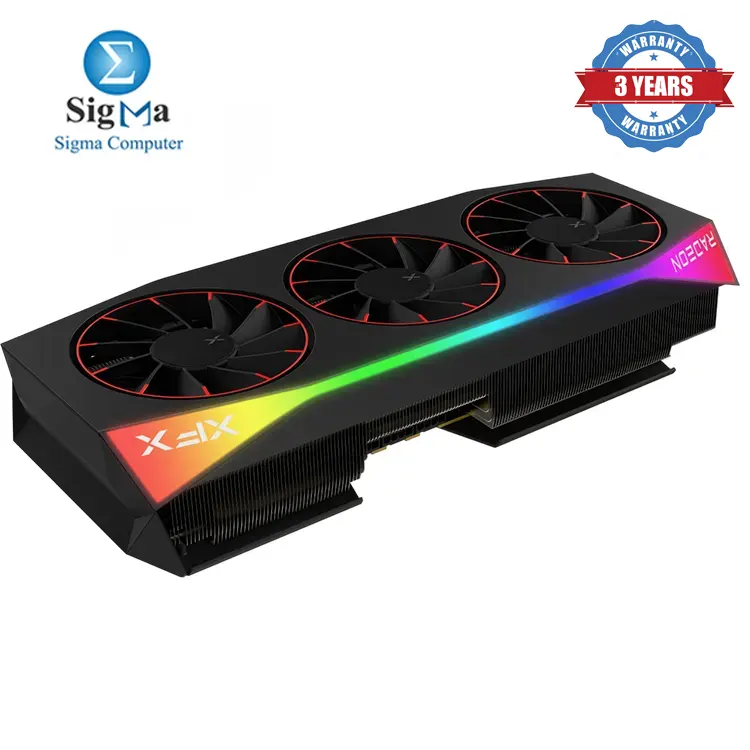 XFX Mercury RX 9070 XT OC     16GB GDDR6  Boost Clock up to 3100MHz  PCIe 5.0  Triple Fan  3x DP 2.1  1x HDMI 2.1  3x 8-pin Power