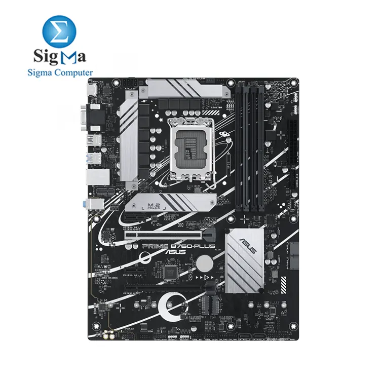 ASUS Prime B760-PLUS     ATX motherboard with LGA1700 socket  DDR5  PCIe 5.0  3x M.2 PCIe 4.0  2.5Gb LAN  USB-C  DisplayPort  HDMI  and Aura Sync RGB