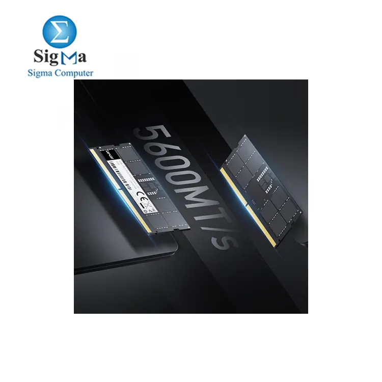 Lexar® LD5S32G56C46ST-BGS 32GB DDR5 5600MHz SODIMM, CL46, 1.1V, On-Die ECC, Laptop RAM.