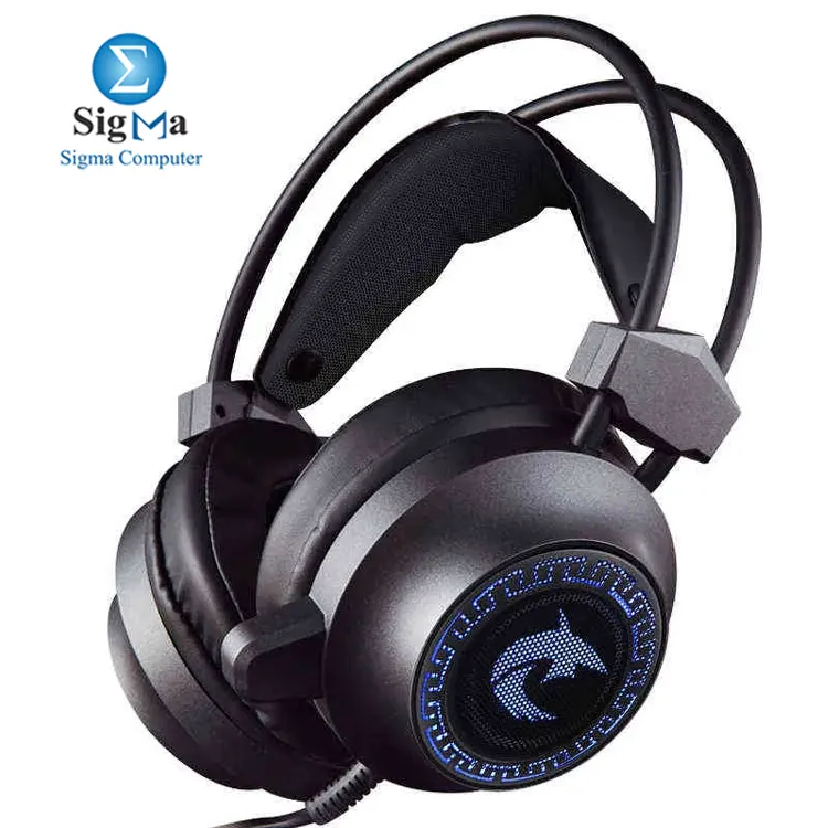SHARK H500 by SHARK – USB 7.1 gaming headset with 50mm drivers, noise-cancelling mic, and memory foam cushions SHARK H500 by SHARK – USB 7.1 gaming headset with 50mm drivers, noise-cancelling mic, and memory foam cushions