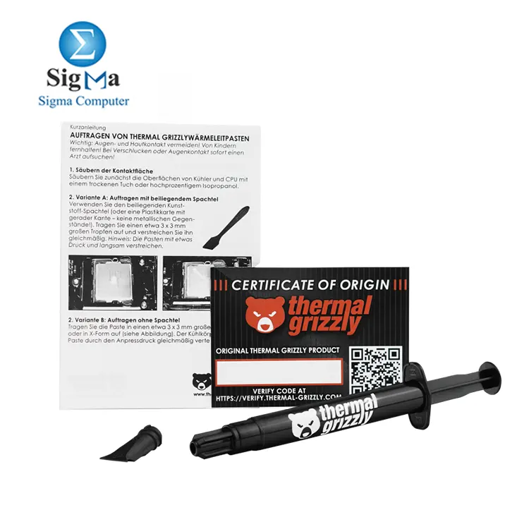Thermal Grizzly Kryonaut 5.5g 1.5ml Thermal Paste - TG-K-015-R