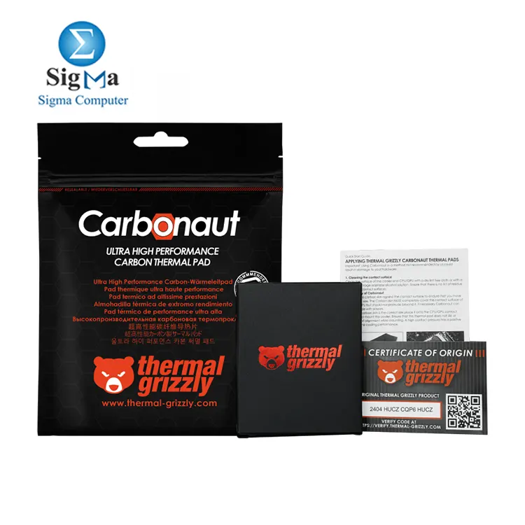 Thermal Grizzly Carbonaut 32x32x0.2mm Thermal Pad - TG-CA-32-32-02