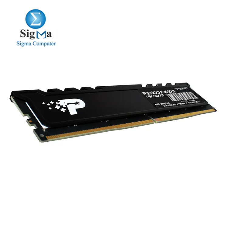 Patriot PSP516G560081H1     16GB DDR5 5600MHz UDIMM  CL46  1.1V  Non-ECC  On-Die ECC  Aluminum Heatshield  PMIC