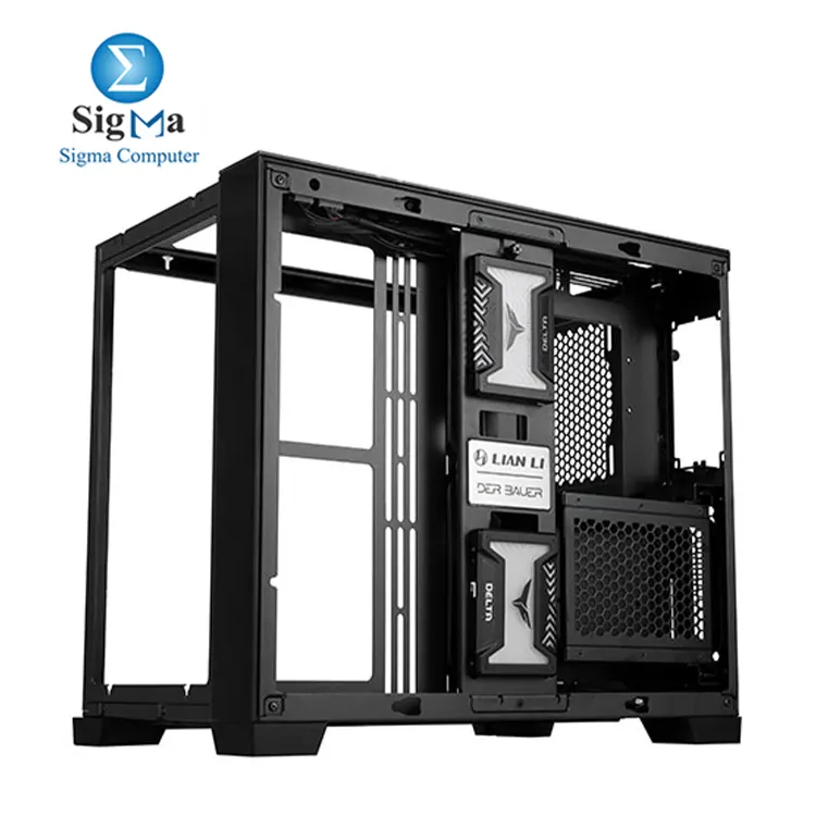 Lian Li O11 Dynamic Mini – Compact ATX case with modular slots, supports E-ATX, up to 9 fans, 360mm radiators, 395mm GPU, and SFX/SFX-L PSU