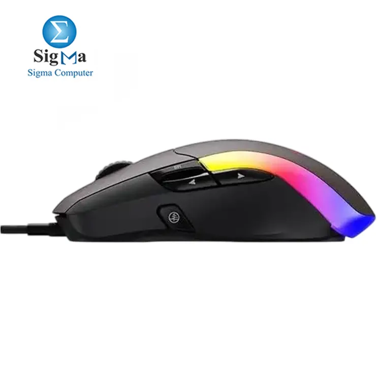 Havit MS959S RGB Wired Gaming Mouse, optical sensor, customizable DPI up to 10000, 8 programmable buttons, ergonomic ambidextrous design, RGB lighting