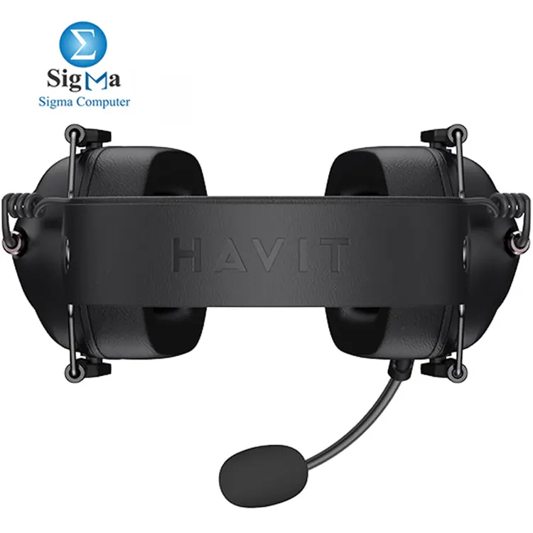Havit H2033D over-ear gaming headset with 3.5mm jack, active noise cancellation, volume control, and wide device compatibility