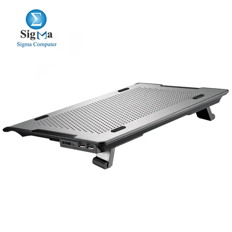 Cooler Master NOTEPAL A200     Dual 140mm fans  aluminum body  supports up to 16  laptops  USB powered with speed control.