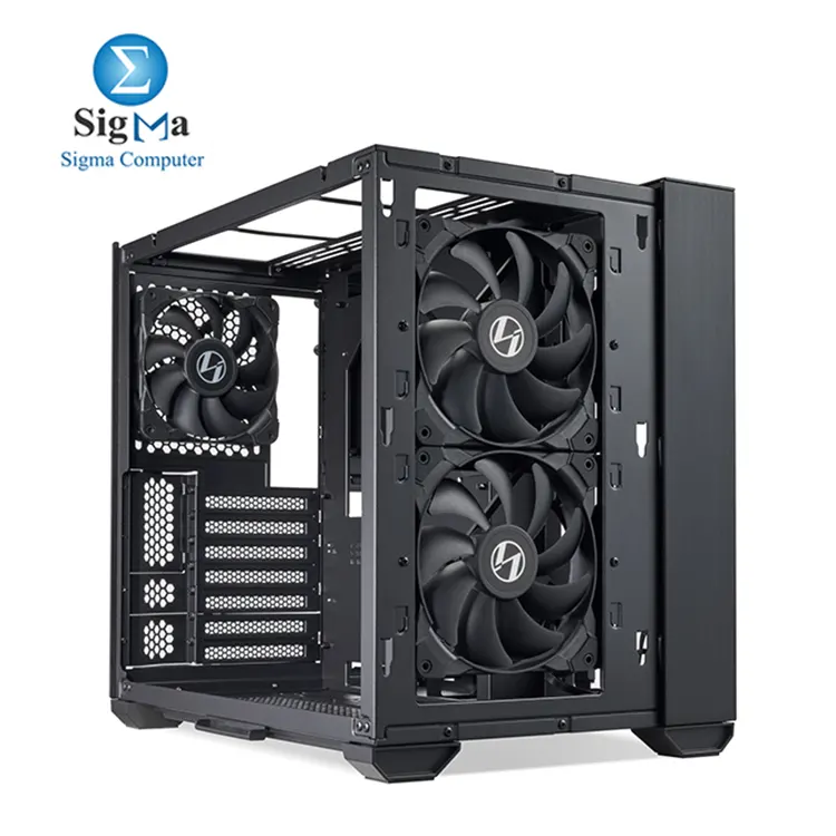 Lian Li O11 AIR MINI – Compact tower with high airflow, supports E-ATX/ATX/M-ATX/ITX, includes 3 PWM fans, fits up to 280mm radiators, 362mm GPU, and 170mm CPU coolers