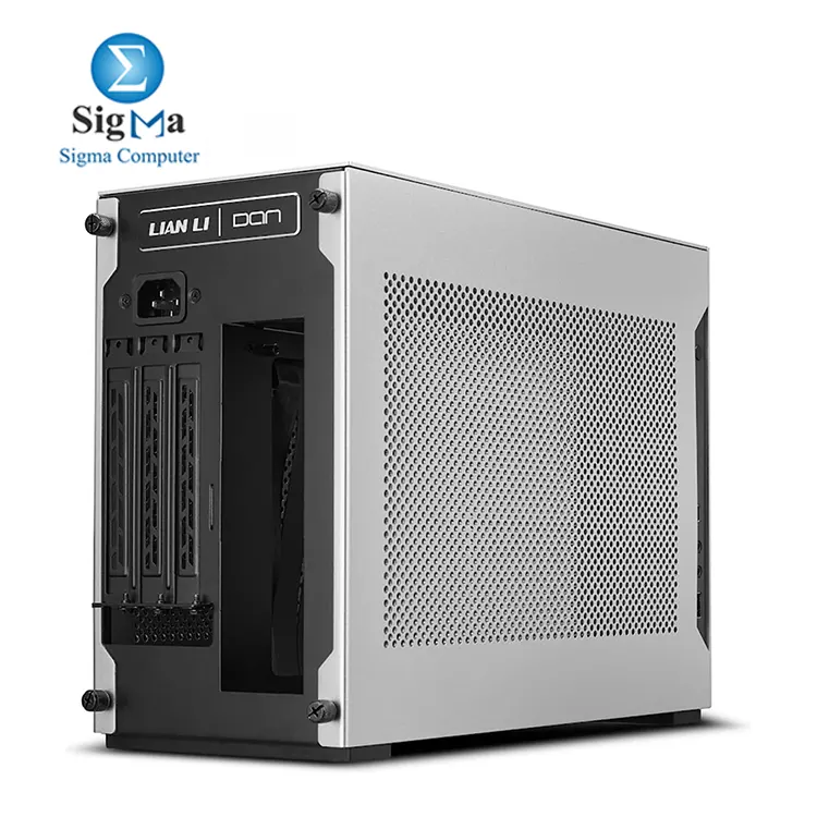 Lian Li A4-H2O  11L Mini-ITX case with PCIe 4.0 riser  supports 322mm GPU  240mm radiator  SFX SFX-L PSU  and 2x 120mm top fans