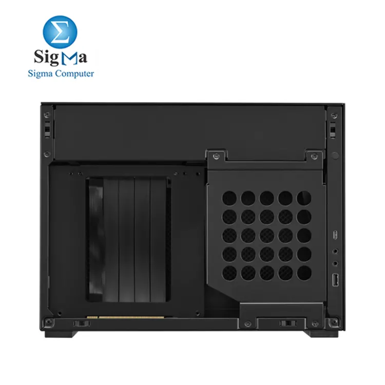 Lian Li A4-H2O  11L Mini-ITX case with PCIe 4.0 riser  supports 322mm GPU  240mm radiator  SFX SFX-L PSU  and 2x 120mm top fans