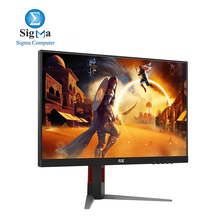 AOC Q27G4F – 27-Inch Fast IPS, QHD 1440p, 180Hz, 0.5ms, G-Sync Compatible, HDR10, sRGB 120%, Height Adjustable.