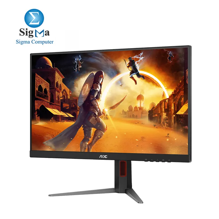 AOC Q27G4F – 27-Inch Fast IPS, QHD 1440p, 180Hz, 0.5ms, G-Sync Compatible, HDR10, sRGB 120%, Height Adjustable.