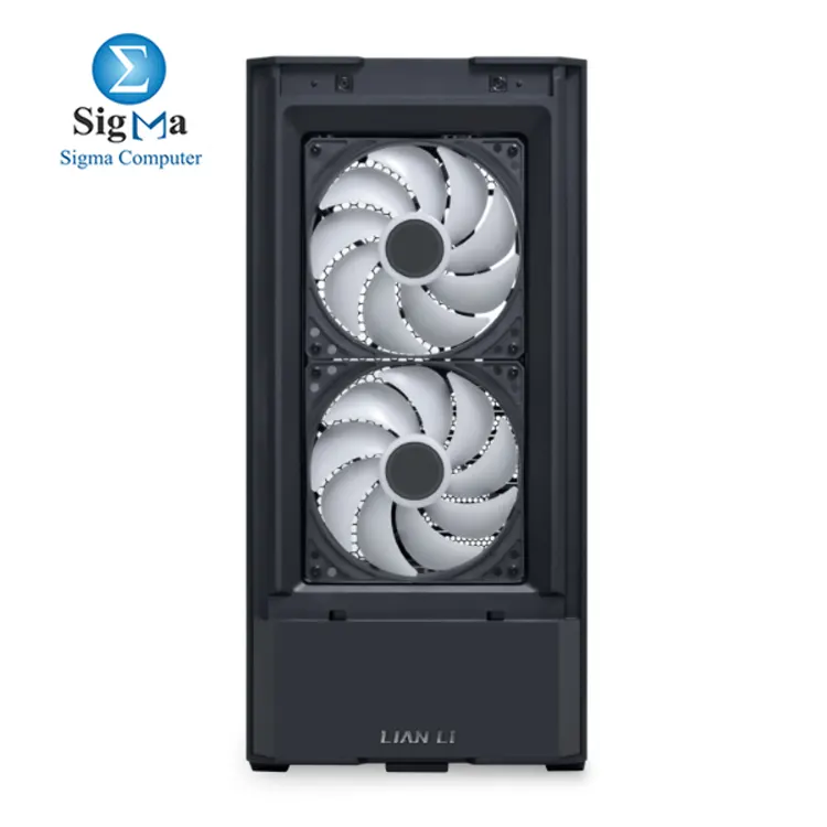 Lian Li LANCOOL 207     Compact M-ATX case with ATX support  4 pre-installed fans  mesh panels for airflow  front PSU  and GPU anti-sag bracket.