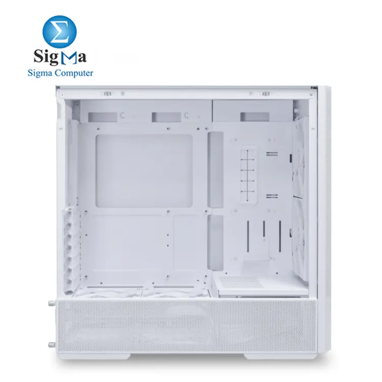  Lian Li LANCOOL 207 White M-ATX case with ATX support  2x140mm ARGB   2x120mm PWM fans  tempered glass  full mesh panels  375mm GPU clearance  USB 3.2 Type-C