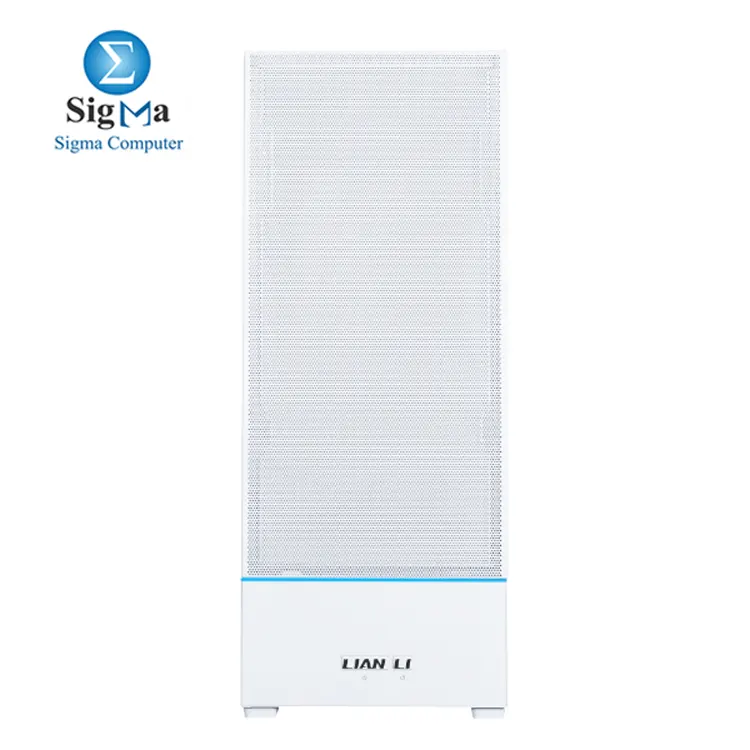 Lian Li SUP01 SUP01W WHITE  Small Tower case with tempered glass  supports ATX M-ATX ITX  GPU up to 400mm  includes 3x120mm fans  PCIe 4.0 riser cable  and USB 3.1 Type-C