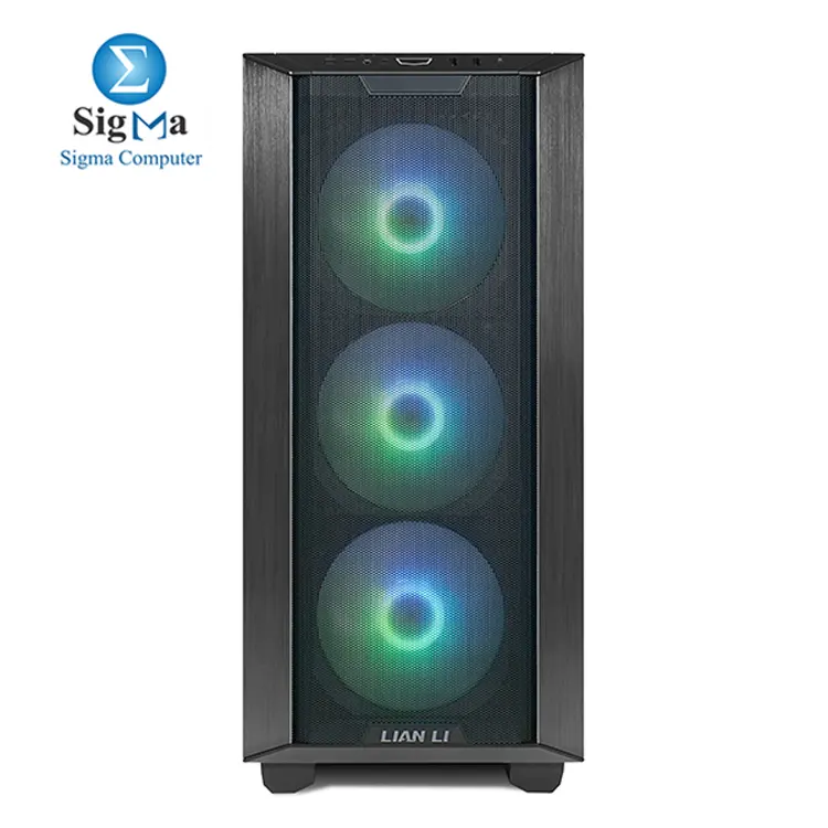 Lian Li LANCOOL III   3R-X BLACK  Mid-tower with tempered glass  supports E-ATX  up to 10 fans  420mm radiators  435mm GPU  12 drives  USB-C  ARGB  3R-X 