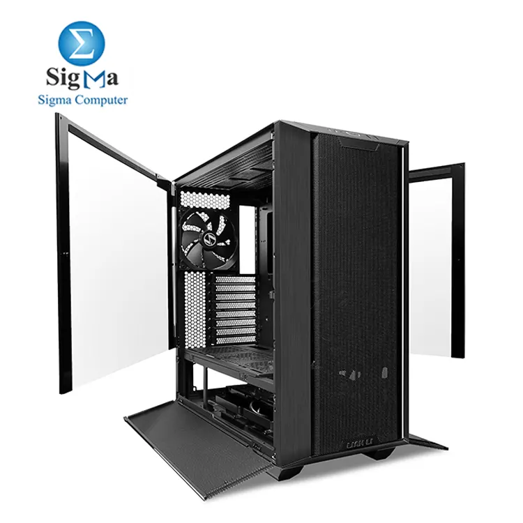 Lian Li LANCOOL III   3R-X BLACK  Mid-tower with tempered glass  supports E-ATX  up to 10 fans  420mm radiators  435mm GPU  12 drives  USB-C  ARGB  3R-X 