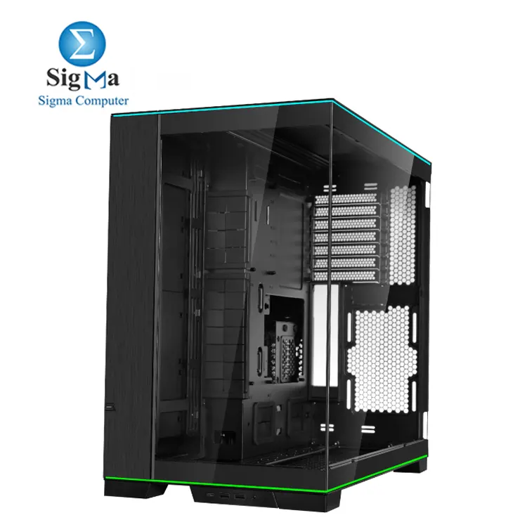 Lian Li O11D EVO RGB     Premium mid-tower case with dual RGB strips  tempered glass panels  E-ATX support  420mm radiator compatibility  and up to 455.7mm GPU clearance.