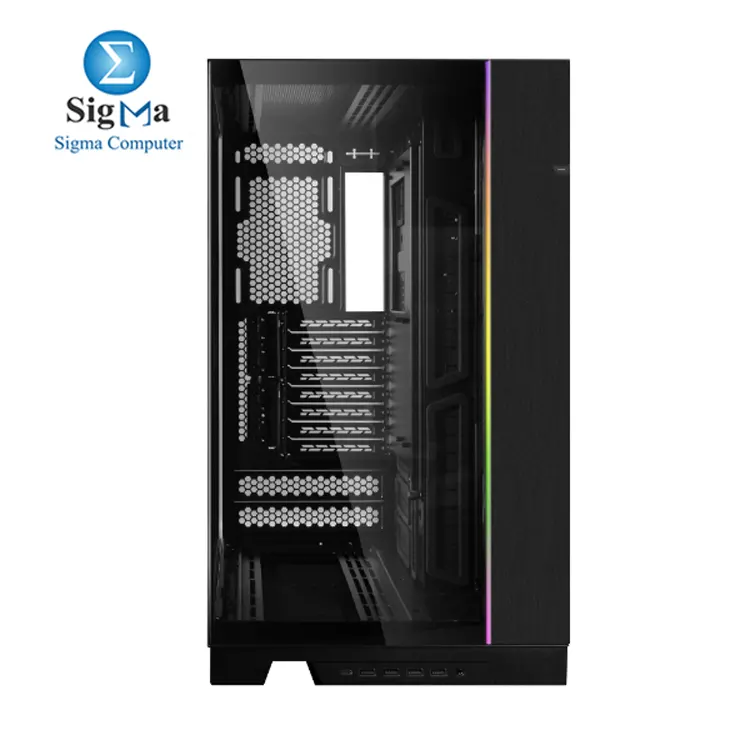 Lian Li O11 DYNAMIC EVO XL is a full-tower case with tempered glass  supports E-ATX  3x 420mm radiators  and 7 drives.