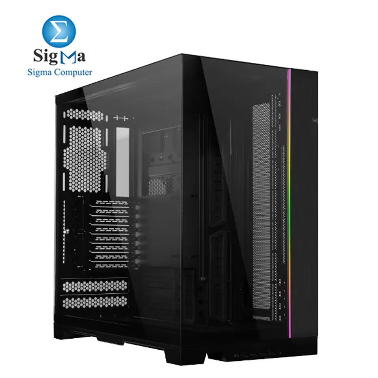 Lian Li O11 DYNAMIC EVO XL is a full-tower case with tempered glass  supports E-ATX  3x 420mm radiators  and 7 drives.