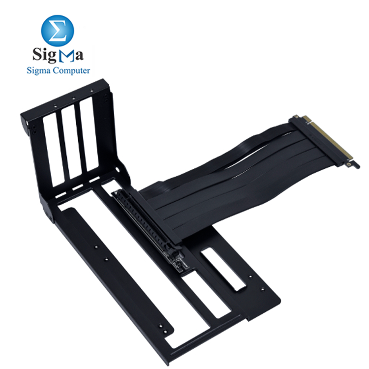 Lian Li A3-1     Vertical GPU kit for A3-mATX with 3-slot support  includes 200mm PCIe 4.0 x16 riser cable and GPU support bracket.