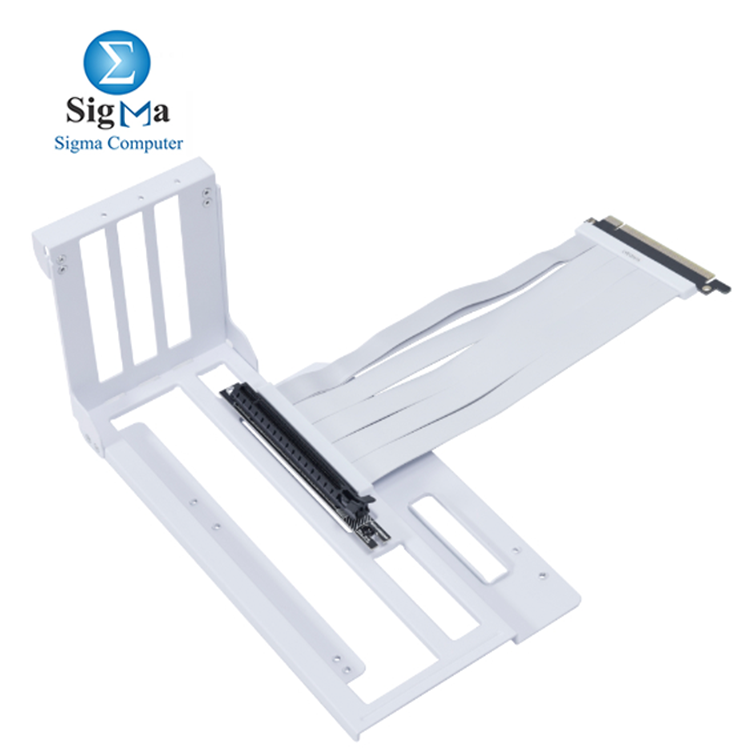 Lian Li A3-1     Vertical GPU kit for A3-mATX with 3-slot support  includes 200mm PCIe 4.0 x16 riser cable and GPU support bracket.