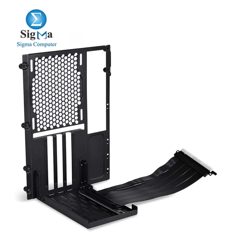 Lian Li O11D MINI   O11 AIR MINI Vertical Bracket Kit     Vertical GPU mount with 200mm PCIe Gen3 Gen4 riser cable  3 expansion slots  1mm SPCC  180x191.5x272.5mm