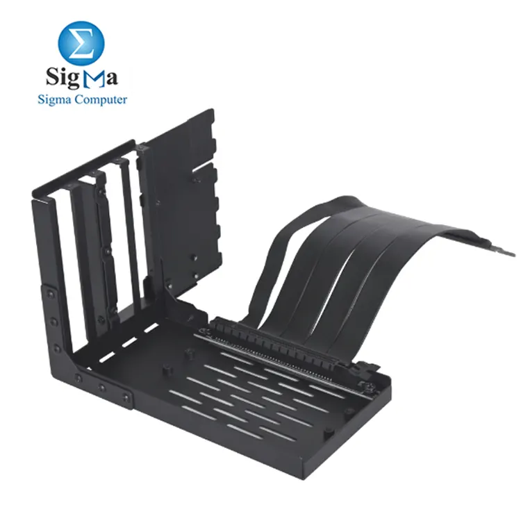 Lian Li VG4-4-V2X V2W Universal 4-Slots Vertical GPU Kit with Gen 4 PCI-E x16 Riser Steel Bracket 188x120x162mm compatible with O11D EVO RGB O11 Vision LANCOOL Odyssey X. Lian Li VG4-4-V2X V2W Universal 4-Slots Vertical GPU Kit with Gen 4 PCI-E x16 Riser Steel Bracket 188x120x162mm compatible with O11D EVO RGB O11 Vision LANCOOL Odyssey X.