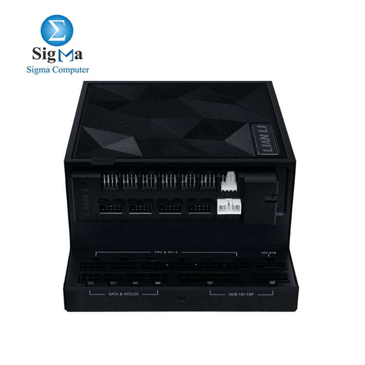 LIAN LI EDGE GOLD 1000W – Fully modular ATX 3.1 PSU with 80+ Gold efficiency, PCIe 5.1 (12V-2x6) support, braided cables, magnetic dust filter, and detachable USB/PWM hub.
