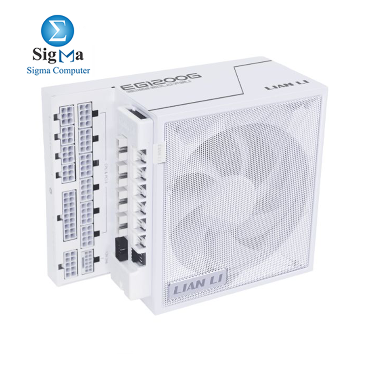 LIAN LI EDGE GOLD 1000W White     Fully modular ATX 3.1 PSU with 80 PLUS Gold efficiency  PCIe 5.1 support  L-shape design  removable USB PWM hub  and braided cables.