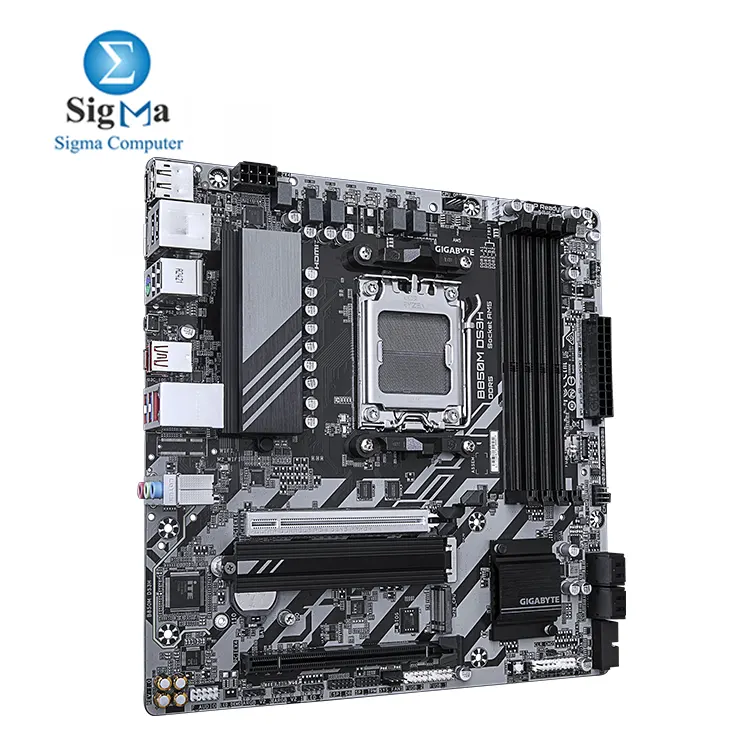 GIGABYTE B850M DS3H DDR5     AM5  8 2 2 Phases  PCIe 5.0  M.2 Gen5  2.5G LAN  HDMI   DP  USB-C  Q-Flash Plus
