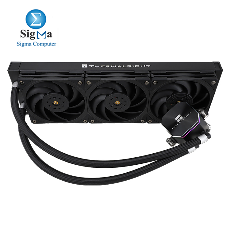 Thermalright Frozen Edge 360 Black     360mm ARGB liquid cooler with 3x 120mm PWM fans  3300RPM pump  low noise  and wide Intel AMD socket compatibility.