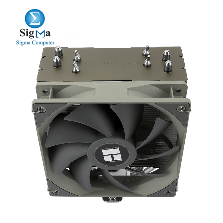 Thermalright Assassin Spirit 120 V2     120mm aluminum CPU cooler with 4 heat pipes  dual 120mm PWM fans  1500 RPM   quiet operation     25.6 dB   compatible with Intel and AMD sockets  154mm height.