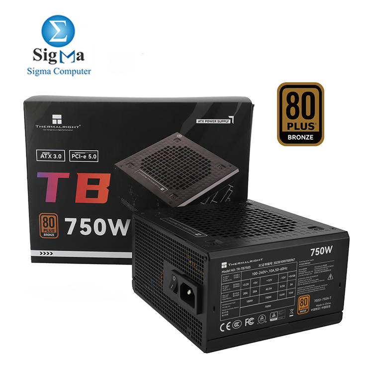 Thermalright TB-750S 750W 80 Bronze PSU with quiet cooling stable performance full protection features and durable components for desktop and gaming use. Thermalright TB-750S 750W 80 Bronze PSU with quiet cooling stable performance full protection features and durable components for desktop and gaming use.