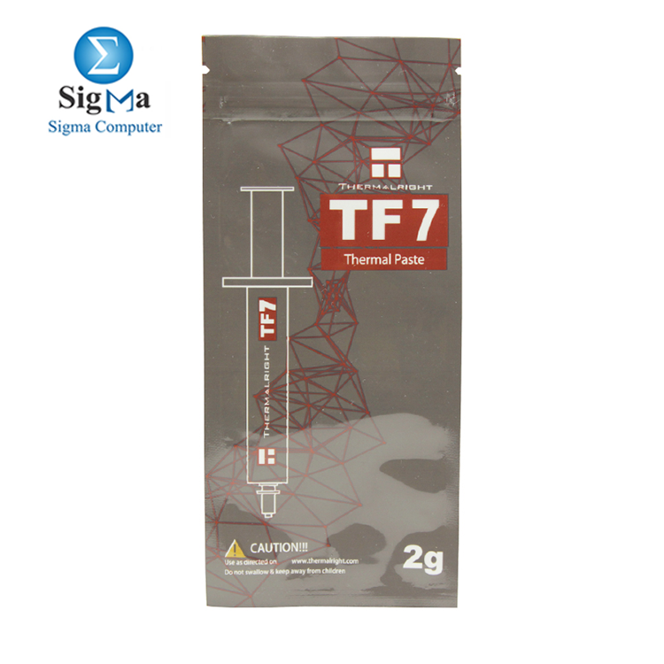 THERMALRIGHT TF7 2g – High-performance thermal paste with 12.8 W/m·K conductivity, non-conductive, safe, and suitable for CPUs and GPUs.