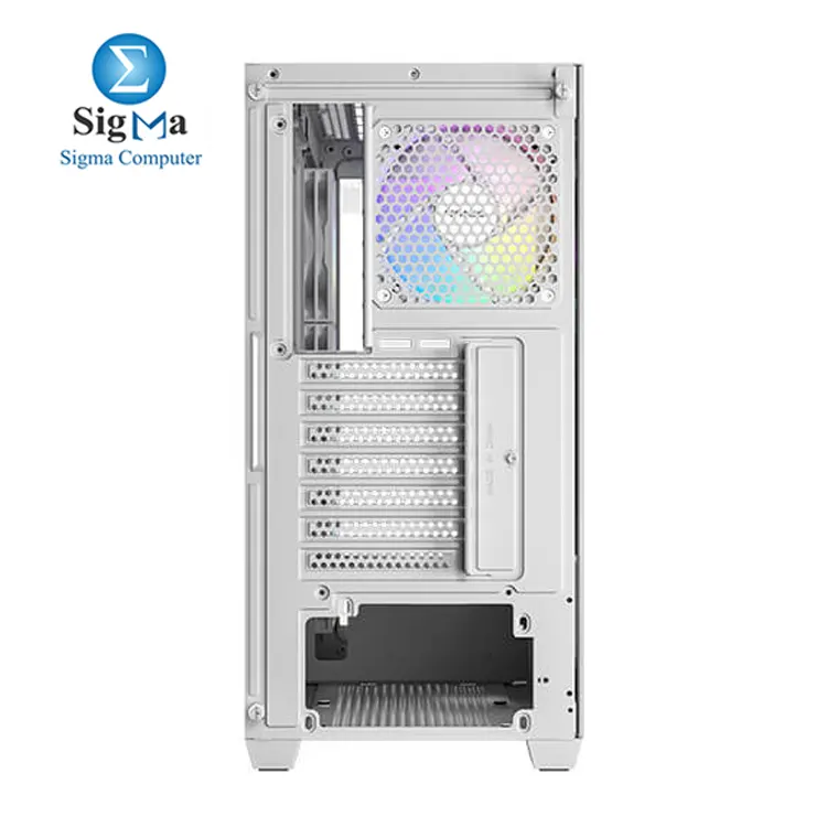 Antec CX300 ARGB White + Antec Atom B750 – Stylish mid-tower case with 4 ARGB fans, tempered glass, ATX support, and Antec Atom B750 750W PSU with full protections