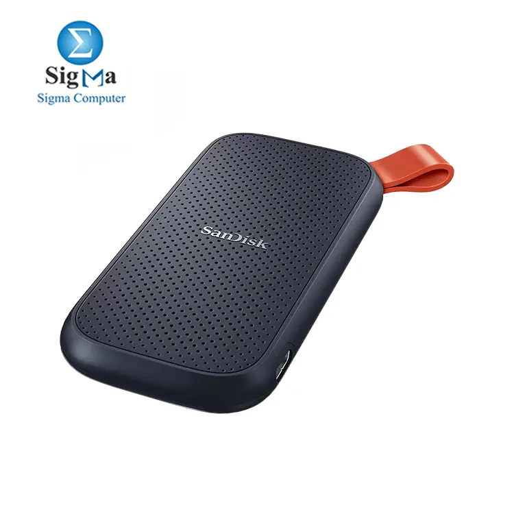 SanDisk SDSSDE30-2T00-G26 – 2TB Portable SSD, USB 3.2 Gen 2, up to 800MB/s read speed, drop-resistant up to 2m, includes USB-C to USB-A cable.