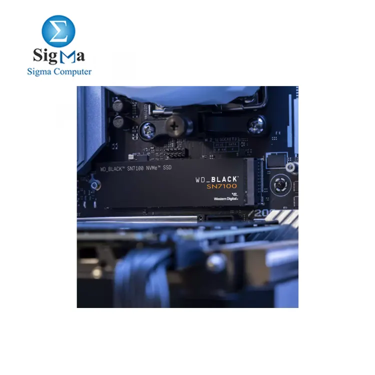 WD_BLACK SN7100 1TB NVMe SSD by Western Digital — PCIe Gen4, 7,250MB/s read, 6,900MB/s write, 3-year warranty,