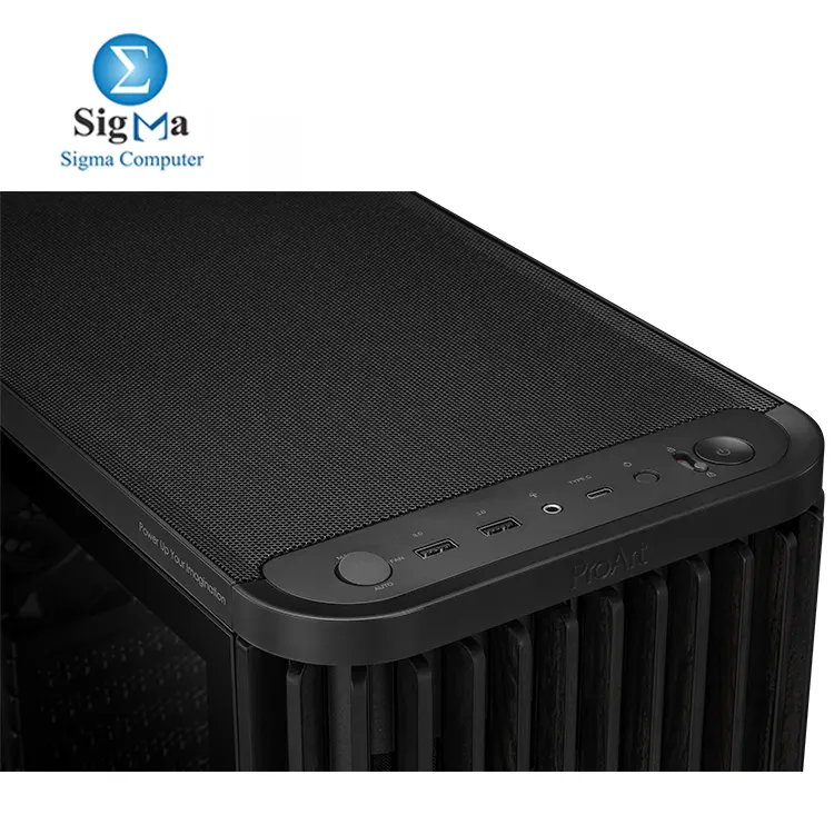 ASUS ProArt PA401 Wood Edition     ATX case with tempered glass  wood design  2x160mm front fans  USB-C  supports 315mm GPU   240mm radiator.