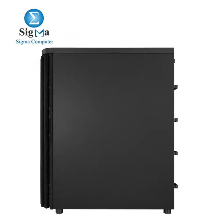 ASUS ProArt PA401 Wood Edition – ATX case with 2x160mm front fans, USB-C Gen 2x2, up to 315mm GPU, 240mm top radiator, and built-in PWM fan hub.