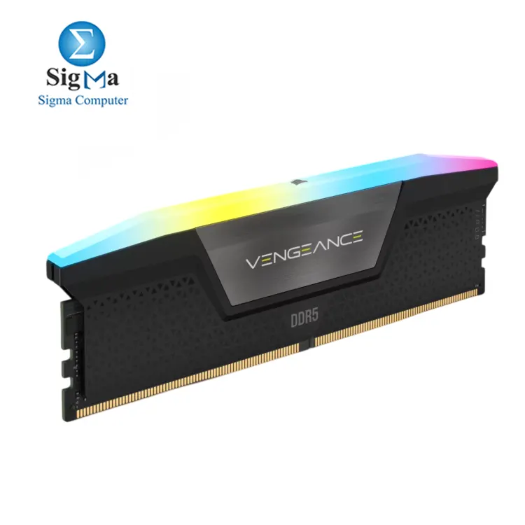 CORSAIR VENGEANCE RGB DDR5 96GB (2x48GB) 6000MT/s CL30, XMP 3.0, Aluminum Heatspreader, Model: CMH96GX5M2B6000C30.