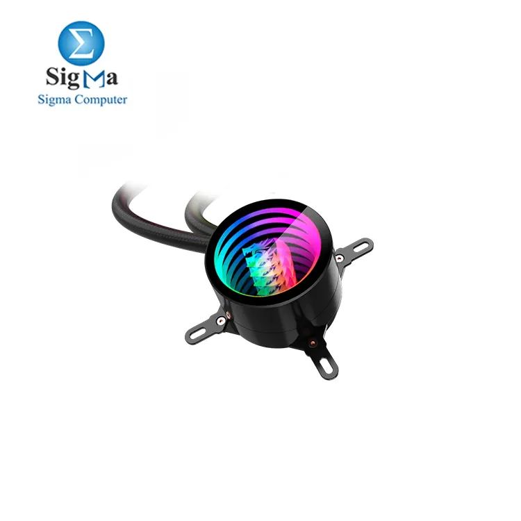Redragon CCW-3011 ARGB 240mm     Dual 120mm PWM ARGB fans  quiet ceramic FDB pump  infinity mirror design  easy install  Intel   AMD compatible.