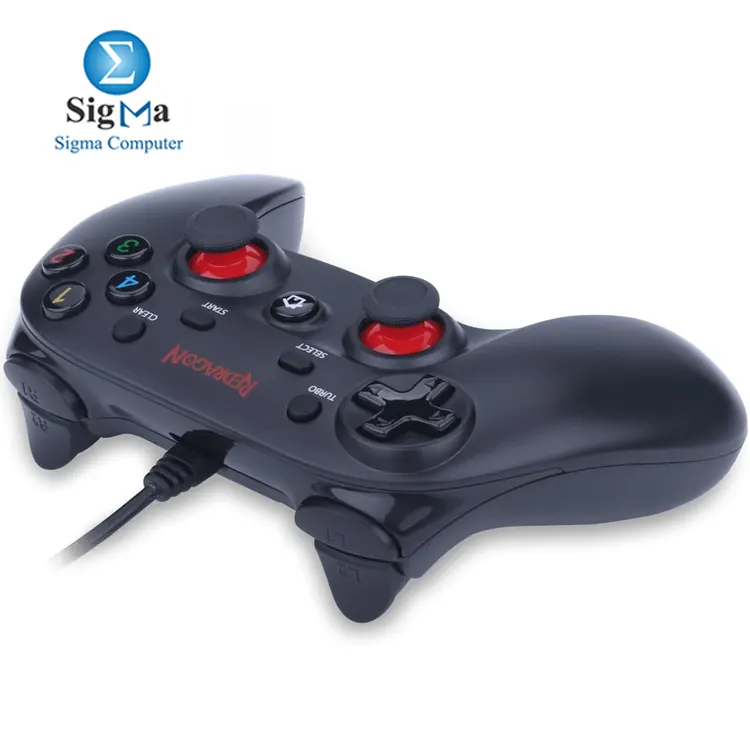 Redragon Saturn G807     Wired gamepad with dual vibration  Xinput DirectInput modes  ergonomic design  and wide compatibility with PC  PS3  and Android.