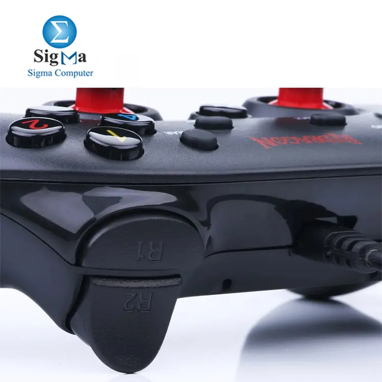 Redragon Saturn G807     Wired gamepad with dual vibration  Xinput DirectInput modes  ergonomic design  and wide compatibility with PC  PS3  and Android.