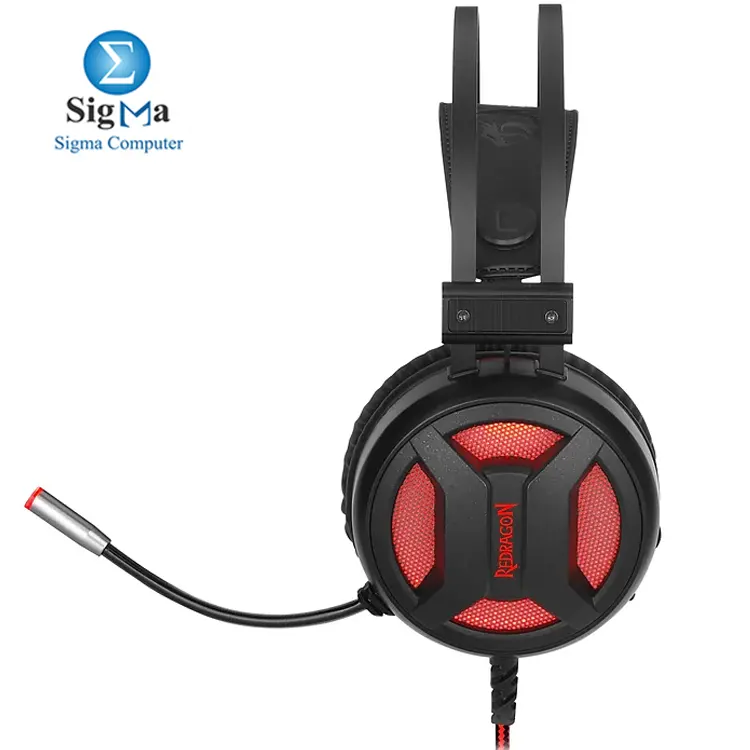 Redragon MINOS H210 Gaming Headset     Virtual 7.1 surround  50mm drivers  comfortable fit  omnidirectional mic  32   impedance  USB connection.