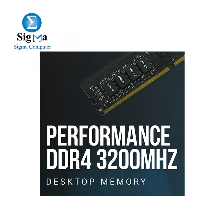  PNY 8GB Performance DDR4 3200MHz Desktop Memory (PC4-25600)