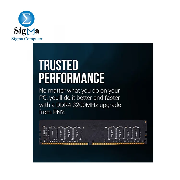  PNY 8GB Performance DDR4 3200MHz Desktop Memory (PC4-25600)